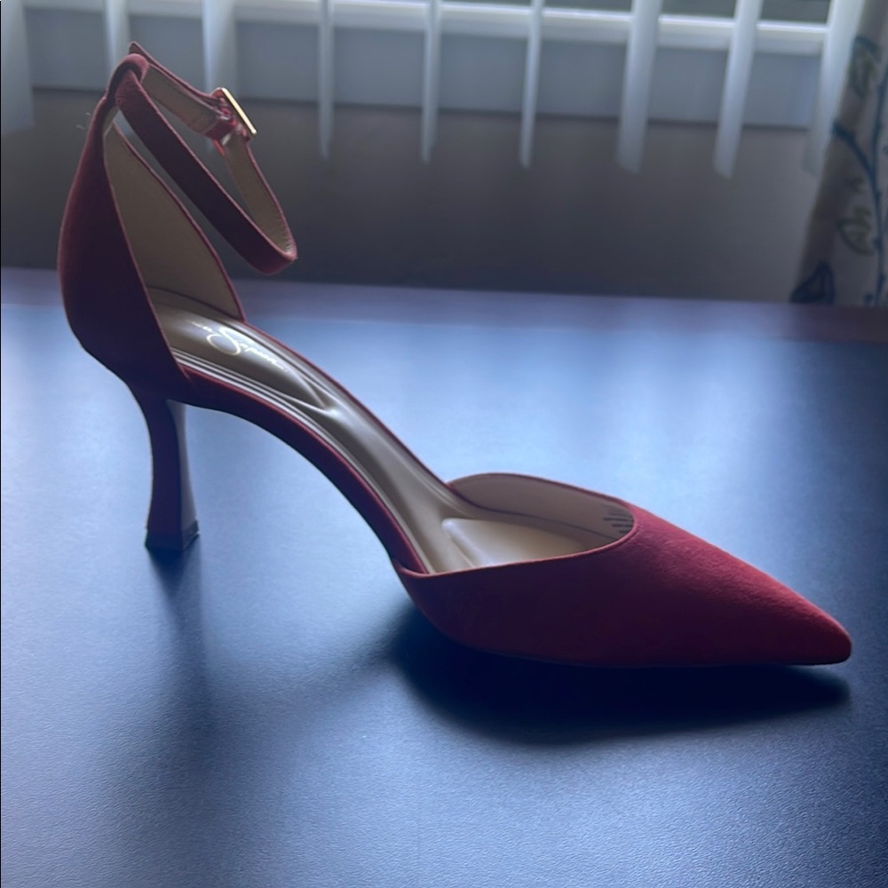 Jessica Simpson Red Sculptural Heels